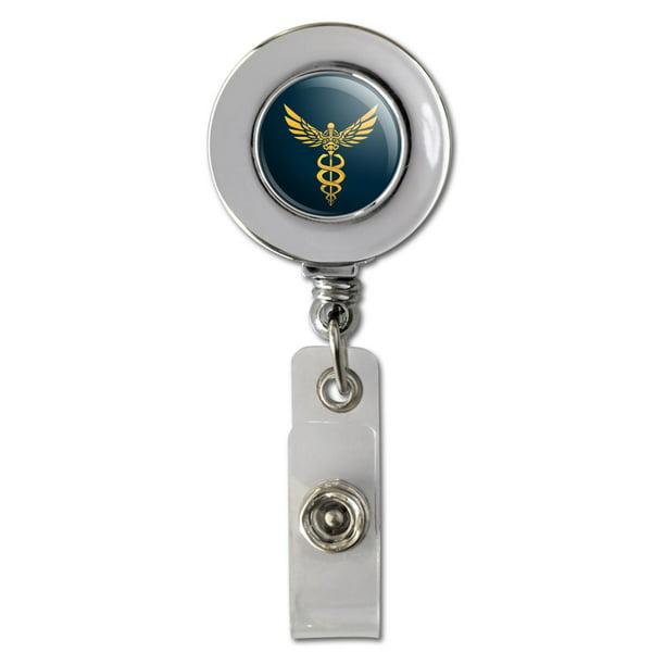 New design Pill Decorative Medical ID Badge Holder Reel For Nurse And Doctors